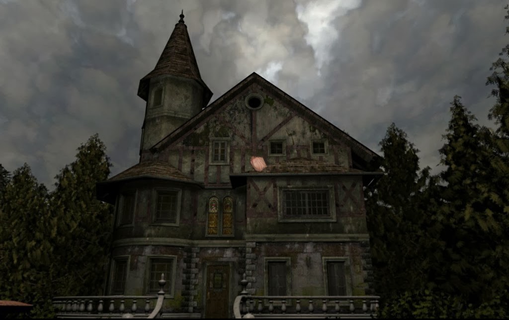 I wish I had a creepy old mansion to write in. Preferably one that isn't cursed, though.