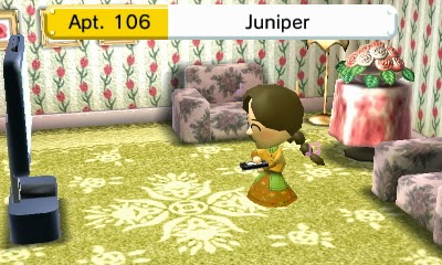 Juniper plays Wii U alone